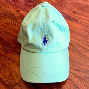 Polo by Ralph Lauren hat. Blu-green